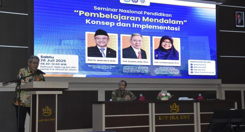 DPP IKA UNY Selenggarakan Seminar Nasional Konsep dan Implementasi Pembelajaran Mendalam